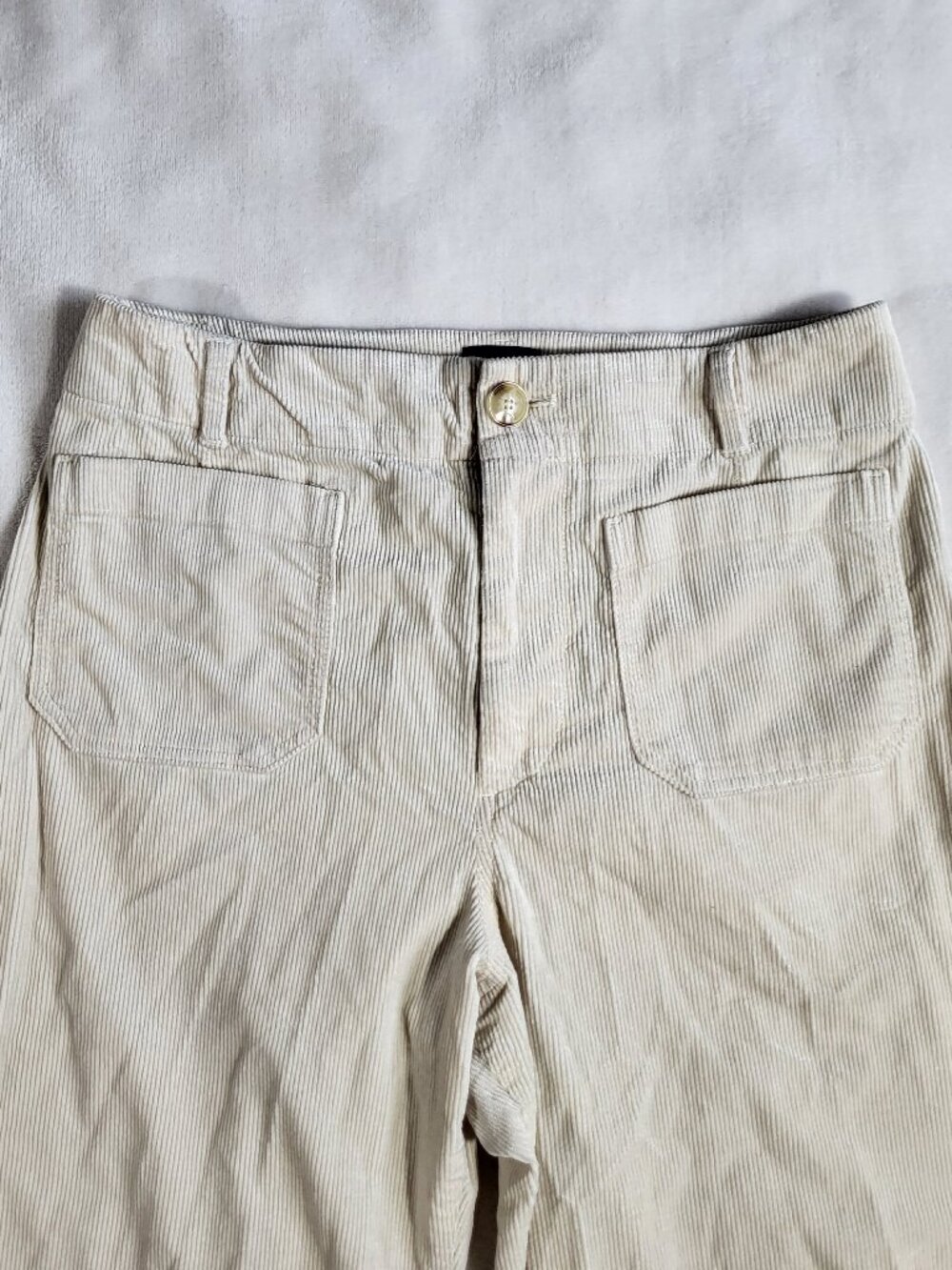 Maeve by Anthropologie - The Colette Cropped Wide-Leg Corduroy Pants - 31 - Picture 4 of 14